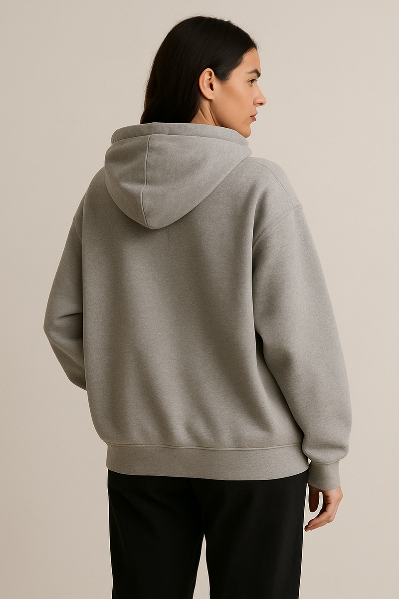 RAINA – Oversized hoodie met rits voor dames
