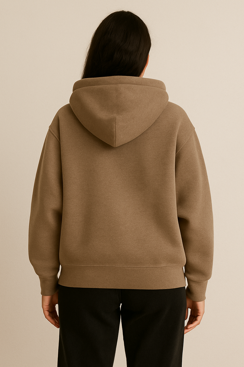 RAINA – Oversized hoodie met rits voor dames